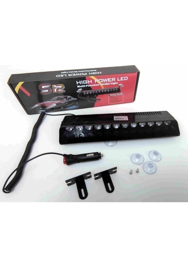 Off Road Araçları Için Led Modül Vantuzlu S12 Power Led Turuncu