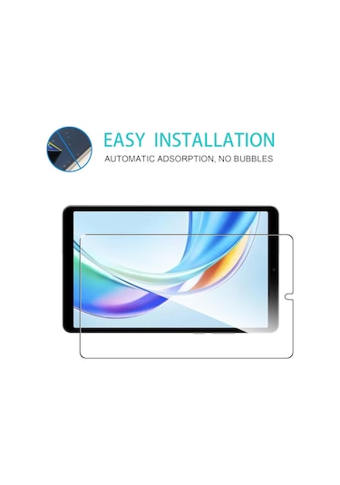 Honor Pad X7 8.7 Inç İle Uyumlu Kırılmaz Tablet Temperli Cam Ekran Koruyucu