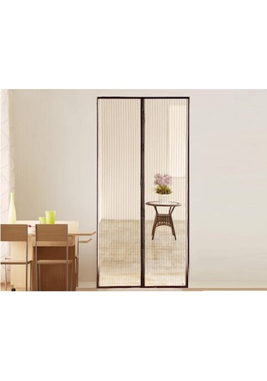 Mıknatıslı Kapı Sineklik Tülü-krem 105 X 205