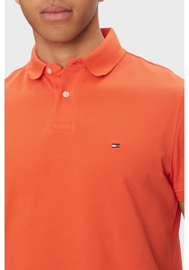 Tommy Hilfiger Erkek Polo Yaka T Shirt Mw0mw17770 Scx Orange Orange Tommy Hilfiger Erkek Polo Yaka T Shirt Mw0mw17770 Scx Orange Orange