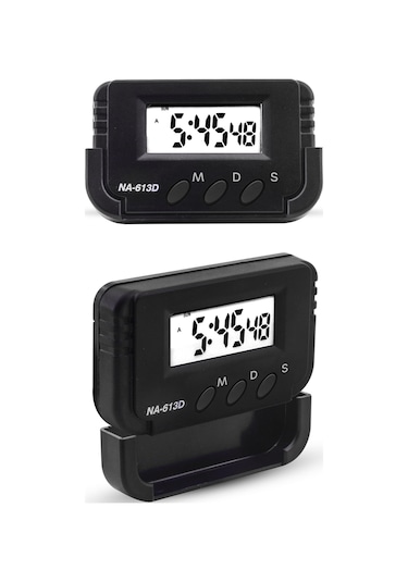 Pomodoro Öğrenci Saati Kronometreli Alarmlı Takvimli Dijital Ders Çalışma Saati Masa Oto Saati