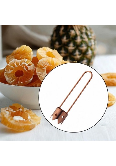 Homyl Meyve Çekirdek Çıkarıcı Oyma Kullanımı Gül-altın Gül Altın