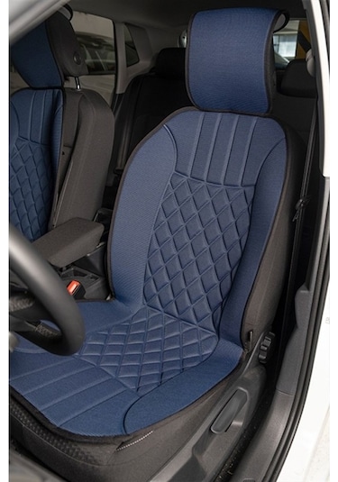 Bmw 3 Serisi 318i Uyumlu Koltuk Minderi Ön 2'li Set Elegance Mavi
