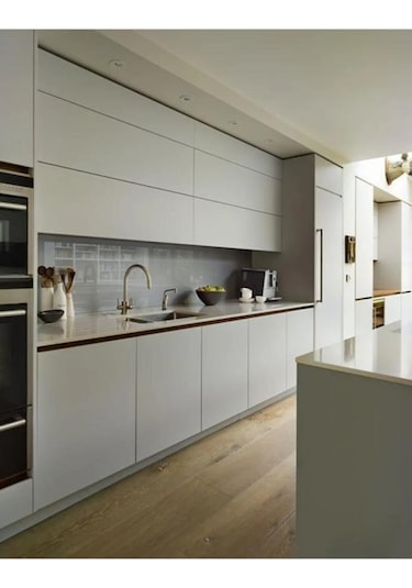 90x150 cm (1,35 m2) Kendinden Yapışkanlı Beyaz Folyo Mutfak Dolap Ve Mobilya Kaplama Folyosu