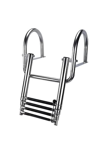 Erol Tutamaklı Teleskopik Merdiven 4 Basamaklı 30x102x16 cm