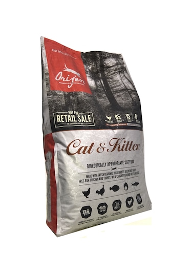 Orijen Cat & Kitten Yavru ve Yetişkin Kedi Maması 17 KG