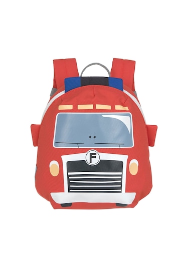 Lassig Tiny Drivers Sırt Çantası Fire Engine Kırmızı