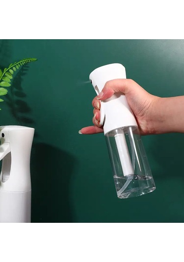 Padalink 200ml Pet Plastik Sprey Flaske, Ultra İnce 0.3mm Uçlu, Sürekli Toz Buhar, Isı Dayanıklı 45 C/soğuk Dayanıklı -30 C, Makyaj Suyu/alkol İçin, Siyah/beyaz/şeffaf Renk Seçenekleri Beyaz