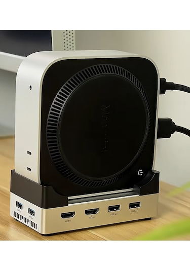 Acasis M003 11in1 Mac Mini M4 Workstation - 10gbps, M.2 Nvme, Hdmı, 2x Usb 2.0, 2x Usb-a 10gbps, 30w Pd, Dock & Disk Kutusu M003