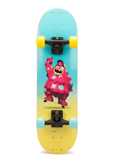 Decathlon Oxelo Play 120 Çocuk Kaykay - 28" X 7,8" Mavi - Turuncu