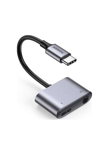 My Topped İpad Pro & Samsung Uyumlu Ugreen Note 20 Huawei P40 Aux Dönüşürücü, Usb-c Şarj & 3.5mm Kulaklık Jack Adaptör