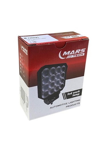 Mars 10v-30v Çalışma Lambası Kare 16 Ledli 110 110 35 Mm