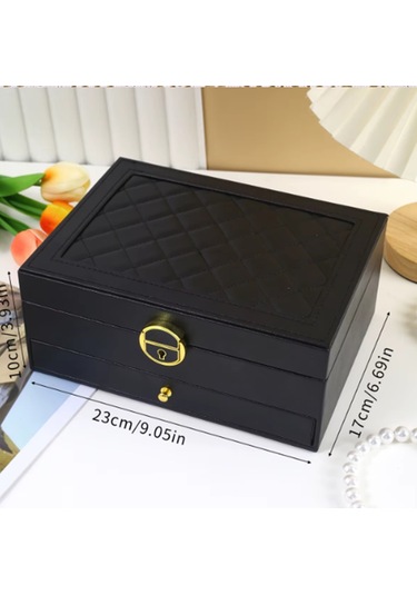 Mk-23 Mücevher Takı Kutusu - Bilezik Yüzük Takı Altın Kutusu