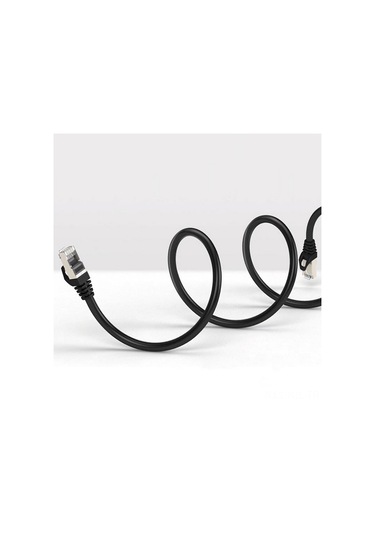 Gajeena Siyah 2m Cat6 Ethernet Kablosu - 1000mbps Hızlı Veri Transferi, Altın Kaplı Rj45, Bilgisayar/router Uyumlu