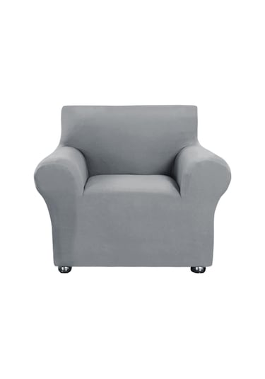 Geeroyoo Süt İpek Kumaşlı Kaymaz Koltuk Kılıfı - Yıkanabilir, Çocuk Ve Evcil Hayvan Dostu Çeşitli Renk Ve Boy Seçenekleri Açık Gri