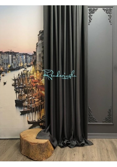 Brillant Blackout Karartma Işık Geçirmez Fon Perde 19 Renk Seçene