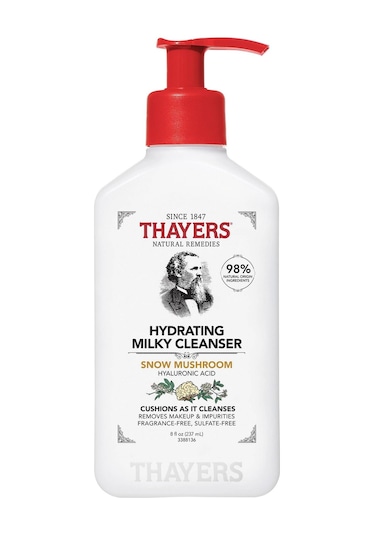 Thayers Kar Mantarı ve Hyaluronik Asit İçerikli Nemlendirici Sütlü Yüz Temizleyici 237 ML