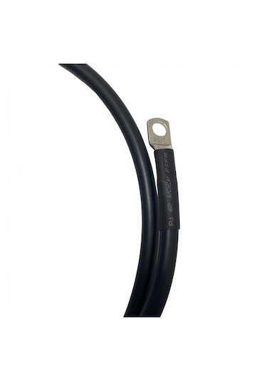 Akü-ınverter Arası Kablo 25'lik Bakır 1m Siyah