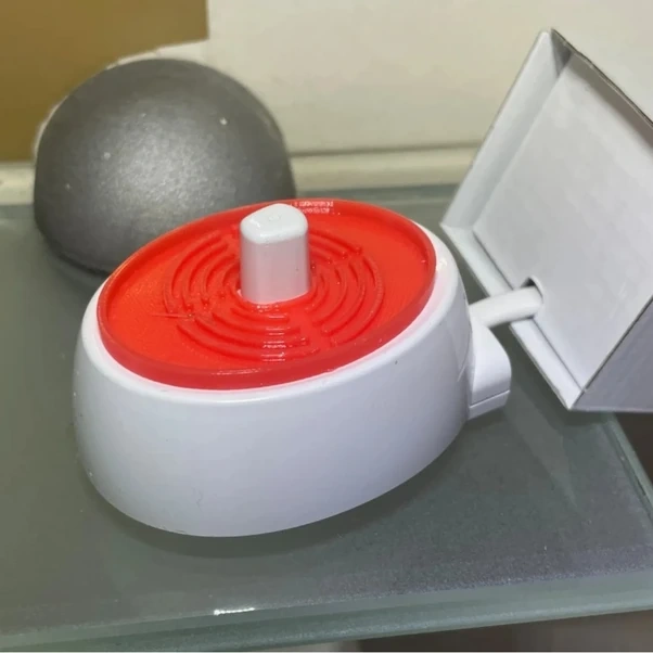 Topnotch 2'li Paket Kırmızı Diş Fırçası Şarj Pedi - Leke Ve Su Birikmesini Önler