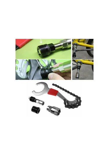 Suntek Dağ Bisikleti Bisiklet Tamir Aleti Kiti 4'lü Set Çok Renkli