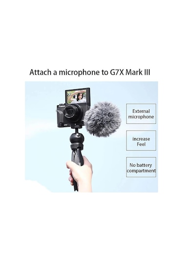 Uurig R016 Canon  G7X III Vlog Metal L Bracket