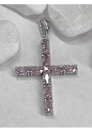 Sılver Whale 925 Ayar Gümüş Pandantif 417315501 Pembe