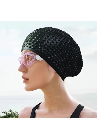 Dashanshop Siyah 1 Adet Nokta Desenli Yüksek Esnek Silikon Bone Siyah