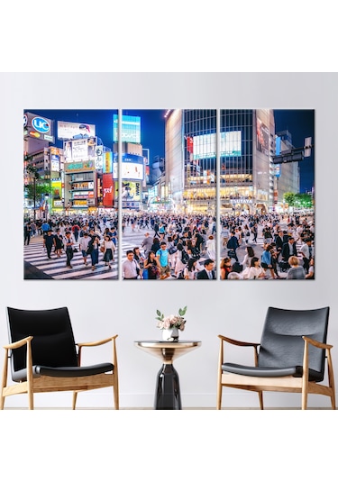 120x150cm 3 Parçalı Kanvas Tablo, Görüntüleme 3 Boyutlu Kanvas