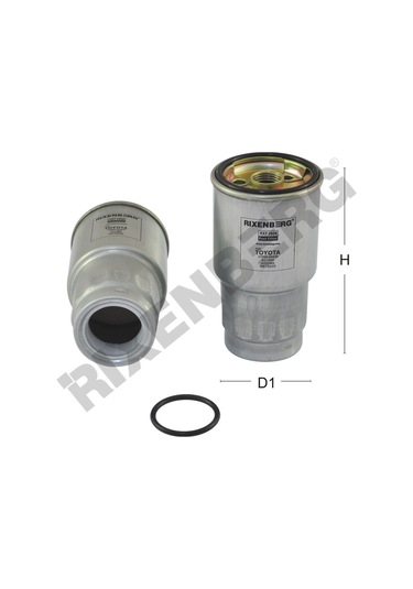 Toyota Avensıs 2.0d 4d 2009-2010 Yakıt Filtre Rxf2609 23390-64450 Wk720 2x Kc100d H232wk