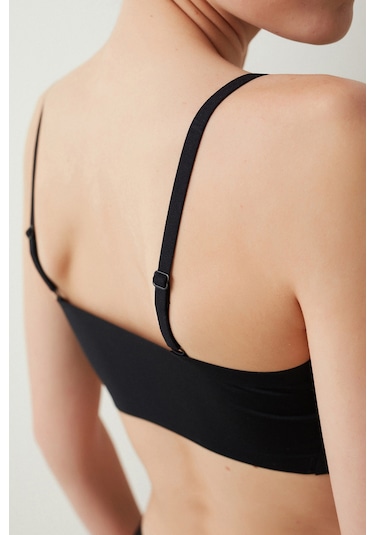 Penti #İzbırakmaz Siyah Invisible Balensiz Dikişsiz Bralet