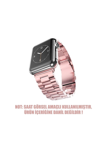 Microsonic iOS Uyumlu Watch 6 44Mm Stainless Steel Kordon Rose Gold