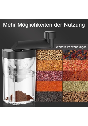 Knadgbft Manuel Kahve Öğütücü, Koni Değirmeni Kahve Çekirdekleri