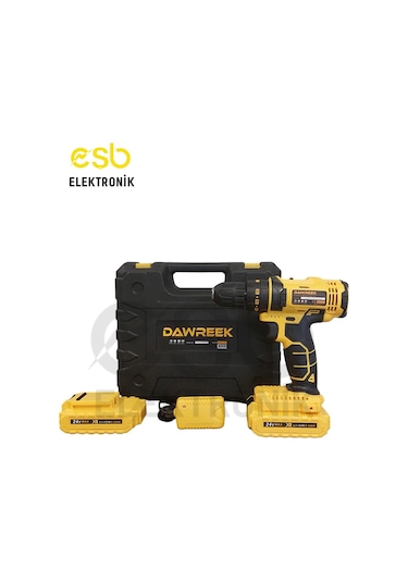 Dawreek Matkap 24v Çift Bataryalı Vidalama & Sarjlı Matkap Dwr-drb23634