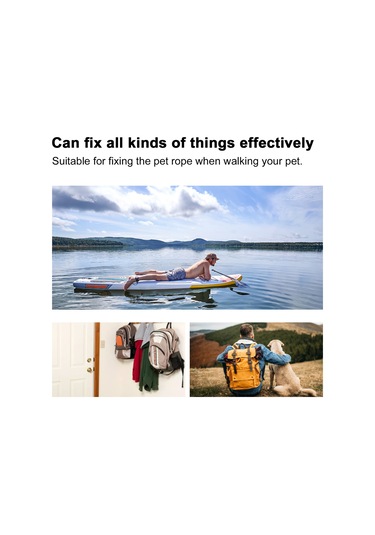 Leezsing Araç Kamp Çadırı Emniyet Askısı - 6 Emniyet Kancası İle Pratik Çadır Bağlama Çözümü Çok Renkli