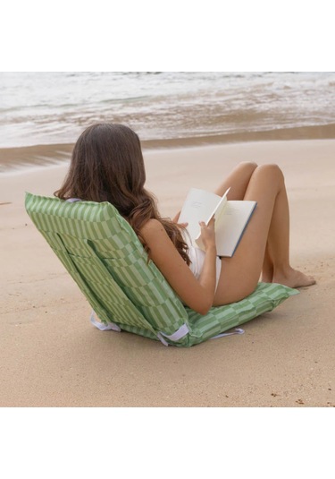Flamingueo Blake Katlanır 6 Pozisyonlu Plaj Koltuğu Yeşil Yeşil