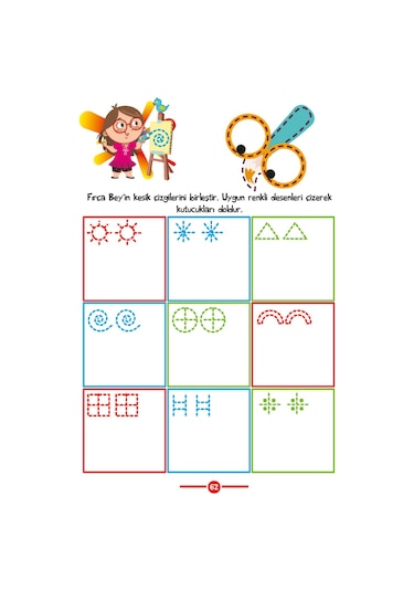 Çizgi 5-6 Yaş-Zihinsel Becerilerimi Geliştiriyorum- Limonkids