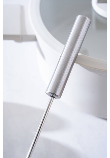 Evero Manuel Çelik Çırpıcı - 30 Cm Silver