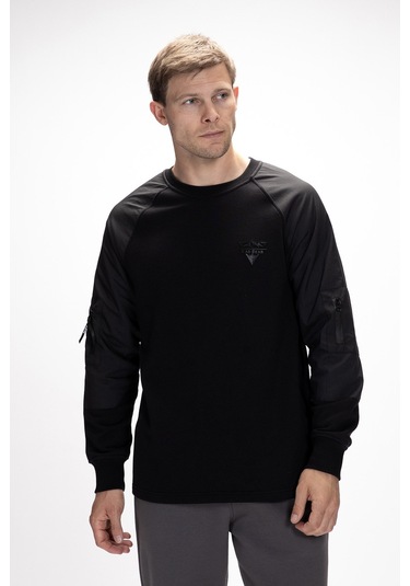 Hill Si Yah Crewneck Erkek Sweatshirt Siyah