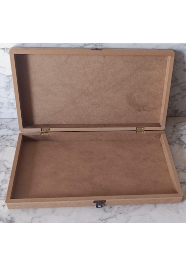 Hobi Adn Tavla Sandık Kutu Ahşap Mdf Ham Model Kutuda Sevk El Yapım