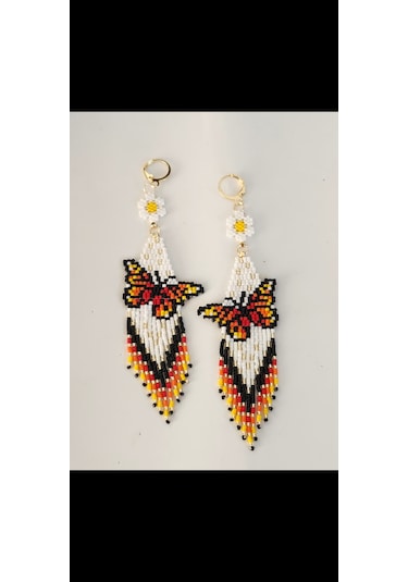 Harmel Jewelry Miyuki Kelebek Küpe
