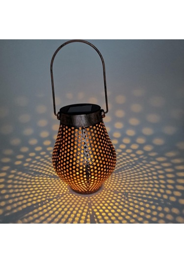 Homyl Yard Ağacı Avlu Çit Bahçe Için Led Asılı Güneş Fener Açık Mor