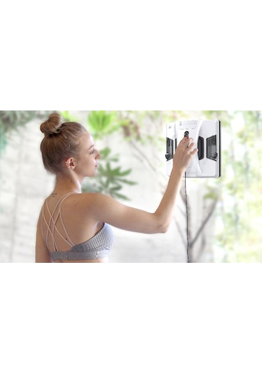 Hobot 2S Dual Ultrasonik Sprey Cam Temizleme Fayans Silme Robotu