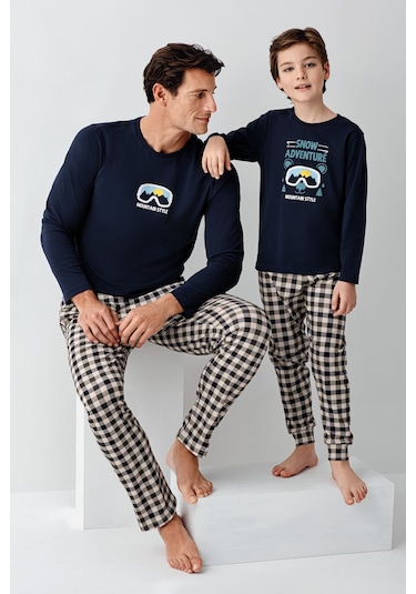 Arnetta Erkek Çocuk Lacivert Pijama Takımı Ar3511-c-v1