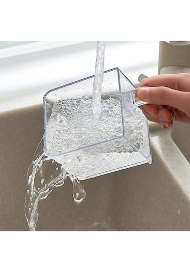 Novahub Beyaz Ekolojik Baharat Kabı, Pratik Duvara Monte Baharat Kutusu/ Beyaz