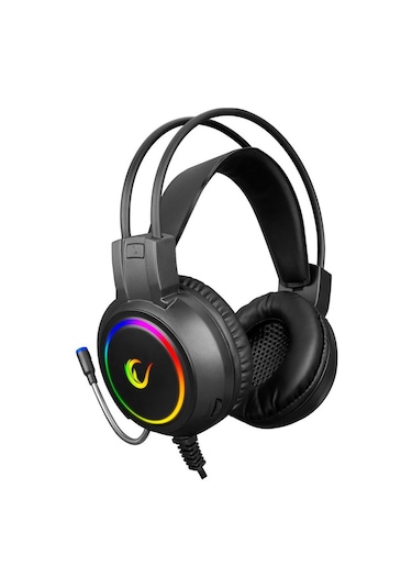 Rampage Km-404 Argentı Rainbow Aydınlatmalı Usb Gaming Combo Q Klavye + Kulaklık + Mouse + Mousepad Optik