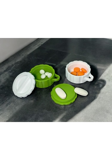 Mini Taşınabilir İlaç Kutusu 2 Adet