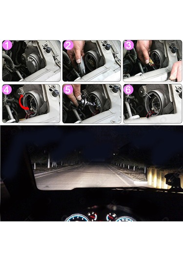 Xindoker 12v Süper Beyaz Xenon Görünümlü Halojen Far Ampulü 9006/hb4 100w 2'li Paket