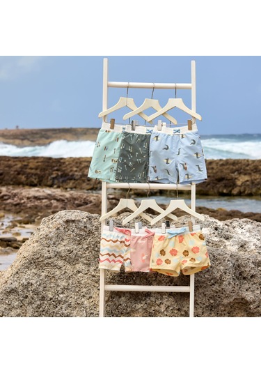 Lassig Palms Uv Korumalı Mayo Şort Deep Olive Koyu Yeşil