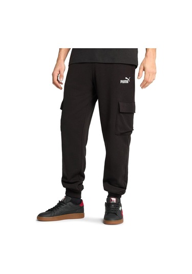 Puma Ess No. 1 Logo Cargo Pants Eşoofman Altı - 682661-11300 Siyah