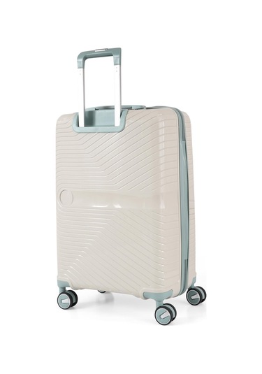 Ççs 5239 Polipropilen 3 Lü Valiz Seti Beyaz-mavi Beyaz - Mavi